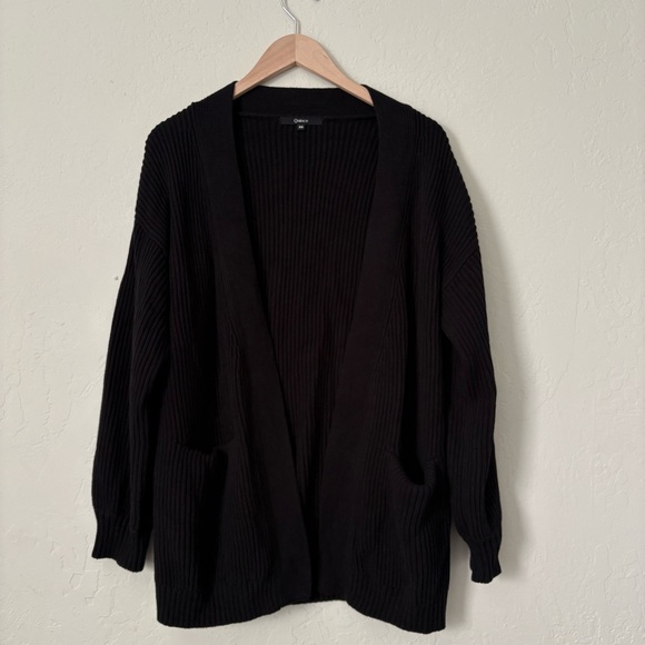 QUINCE oversized organic cotton cardigan - Picture 2 of 5